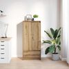 vidaXL Cabinet with Drawer Artisan Oak 55.5x34x119.5 cm Engineered Wood