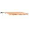 vidaXL Manual Awning Frame with LEDs 5 x 3.5 m