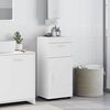 vidaXL Bathroom Cabinet Set with Drawer TULUM White 37 x 31.5 x 82 cm