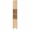 vidaXL Bathroom Cabinet Sonoma Oak 30x30x190 cm Engineered Wood