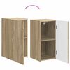 vidaXL TV Cabinet Set Wall-mounted 5 pcs Sonoma Oak Engineered Wood