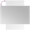 vidaXL LED Bathroom Mirror 50x80 cm