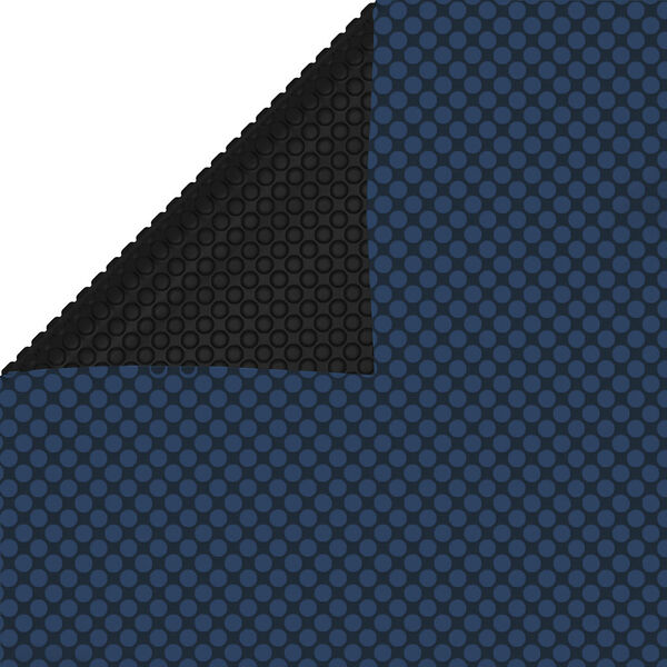 vidaXL Floating PE Solar Pool Film 975x488 cm Black and Blue