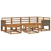 vidaXL Outdoor Sofa Set 7 pcs Natural Solid Acacia Wood
