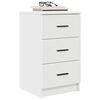 vidaXL Bedside Cabinet White 38 x 38 x 66 cm Engineered wood