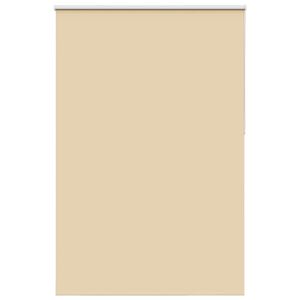 vidaXL Roller Blind Blackout Beige 160x230 cm Fabric Width 156.6 cm Polyester