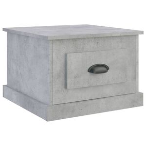 vidaXL Coffee Table Concrete Grey 50x50x35 cm Engineered Wood