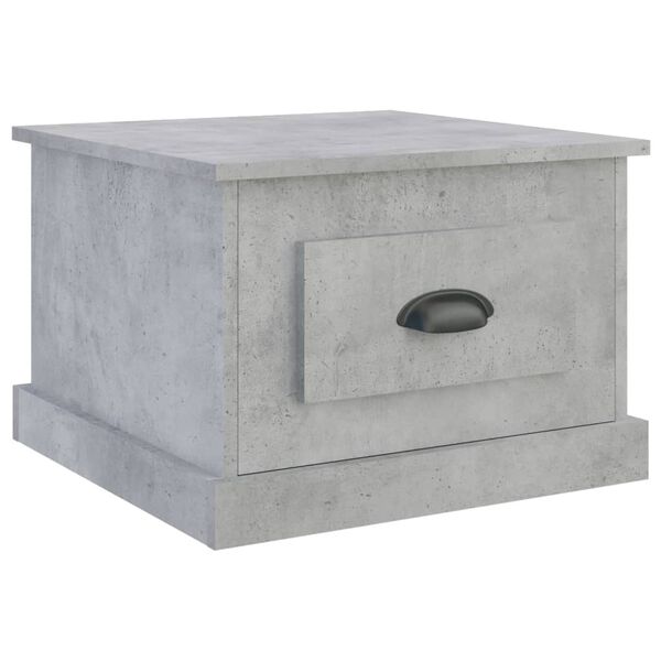 vidaXL Coffee Table Concrete Grey 50x50x35 cm Engineered Wood