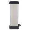 Curver Duo Pedal Bin Deco 23L+23L Silver