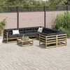 vidaXL 9 Piece Garden Sofa Set Impregnated Wood Pine