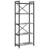 vidaXL Bookshelf Grey sonoma 60 x 30 x 155 cm Engineered Wood