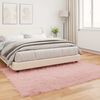 vidaXL Faux Sheepskin Rug Tafalla Pink 160 x 230 cm Polyester