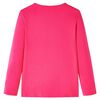 Kids' T-shirt with Long Sleeves Bright Pink 92