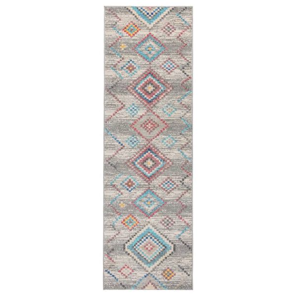 vidaXL Rug ARBIZU Indoor and Outdoor Vintage Design 80x250 cm