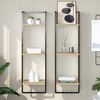 vidaXL 3-Tier Wall Shelf Sonoma Oak 30x25x100 cm Engineered Wood