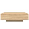 vidaXL Coffee Table Sonoma Oak 100x100x31 cm Engineered Wood