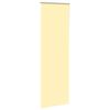vidaXL Roller Blind Blackout Yellow 65x210 cm Fabric Width 60.7 cm Polyester