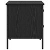 vidaXL Bedside Cabinet with Drawer Black oak 40 x 42 x 50 cm