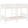 vidaXL Bunk Bed White 80x200 cm Solid Wood Pine