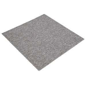 vidaXL Carpet Tile Brown 50 x 50 cm 20 pcs PP and Bitumen