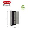 Keter Multi-purpose Storage Cabinet Planet Grey and Black