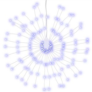 vidaXL Christmas Starburst Light 140 LEDs Blue 17 cm