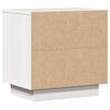 vidaXL Bedside Cabinet White 40x30x40 cm Solid Wood Pine