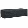 vidaXL Furniture Cover Plain Black 270 x 110 x 70 cm 210D