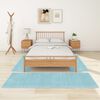 vidaXL Bed Carpets Shaggy High Pile 3 pcs Turquoise