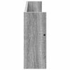 vidaXL Magazine Rack Grey Sonoma 80 x 12 x 30 cm Engineered Wood
