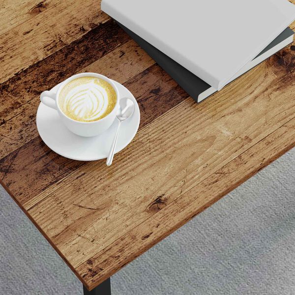 vidaXL Coffee Table Old Wood 40 x 40 x 36 cm Engineered Wood