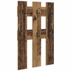 vidaXL Wall-Mounted Coat Rack Old Wood 65 x 3 x 100 cm Engineered wood