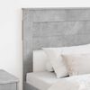 vidaXL Headboard with Headboard Concrete Grey 75 cm Engineered wood