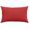 vidaXL Sofa Pillows 2 pcs Red 50 x 30 cm Fabric