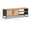 vidaXL TV Cabinet 120x30x40 cm Solid Acacia Wood