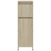 vidaXL Bathroom Cabinet Sonoma Oak 30x30x95 cm Engineered Wood