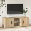 vidaXL TV Cabinet Sonoma Oak 100x31.5x35 cm Engineered Wood