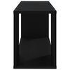 vidaXL TV Cabinet Black 80x24x32 cm Engineered Wood