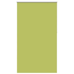 vidaXL Roller Blind Blackout Leaves Green 125x210 cm Fabric Width 121.6 cm Polyester