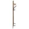 vidaXL Wall-Mounted Coat Rack with Shelf Sonoma Oak 40 x 10 x 90 cm