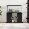 vidaXL Aquarium Stand Black Oak 101x41x58 cm Engineered Wood