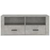 vidaXL TV Cabinet Concrete Grey 100x35x40 cm Engineered Wood