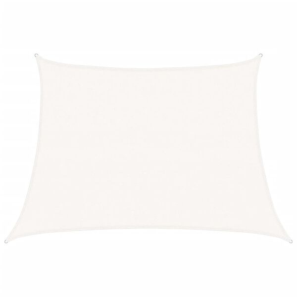 vidaXL Sunshade Sail 160 g/m² White 4/5x3 m HDPE