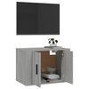 vidaXL Wall Mounted TV Cabinet Grey Sonoma 57x34.5x40 cm