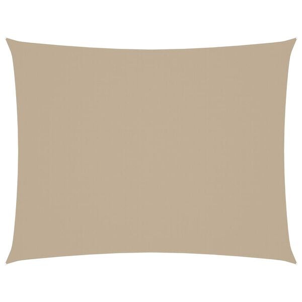 vidaXL Sunshade Sail Oxford Fabric Rectangular 5x6 m Beige