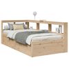 vidaXL Bookcase Bed without Mattress 75x190cm Solid Wood Pine