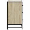 vidaXL Bathroom Sink Cabinet Sonoma Oak 80x33x60 cm Engineered Wood