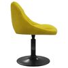 vidaXL Bar Stool Mustard Yellow Velvet