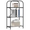 vidaXL Bookshelf Grey Sonoma 60 x 30 x 109 cm Engineered wood