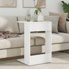 vidaXL Side Table White 40 x 38 x 62.5 cm Engineered Wood